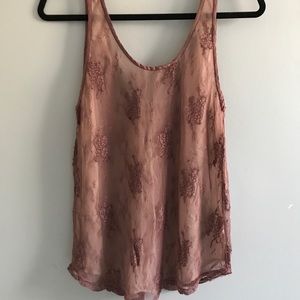 Wilfred Lacy Silk Sleeveless Top